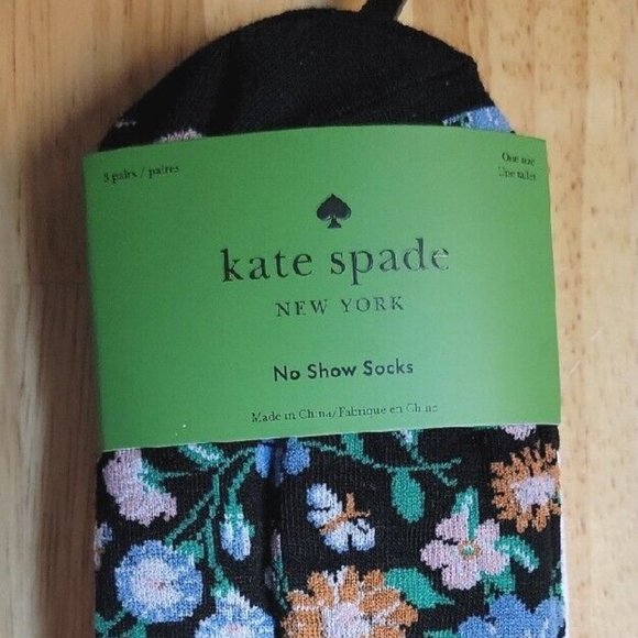 kate spade Accessories - Kate Spade 3 pack No Show Socks